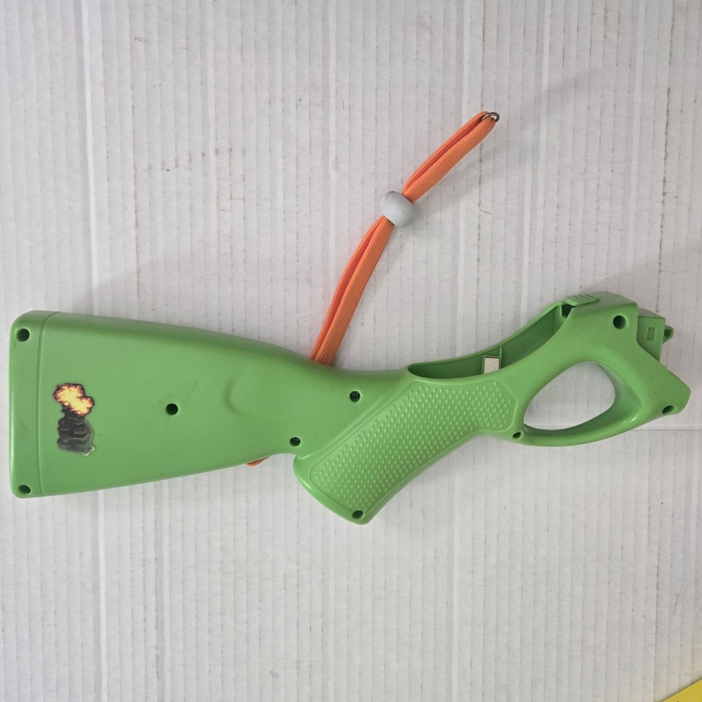 Nintendo Wii Cabelas Activision Shotgun Rifle Gun Controller Attachment Green